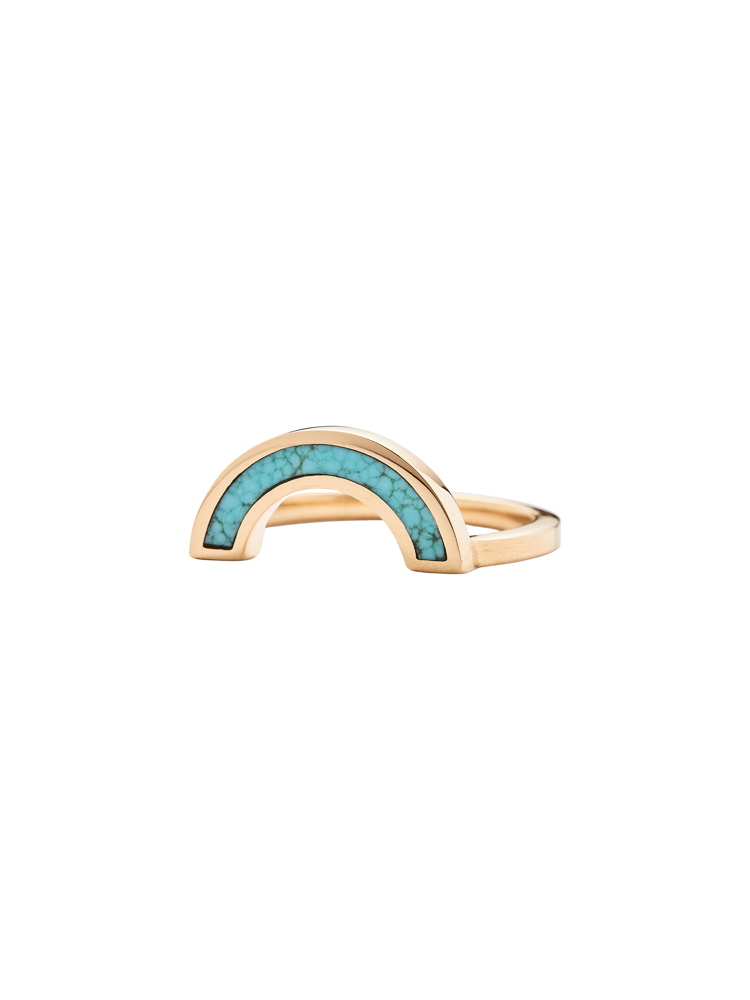 Rainbow turquoise ring